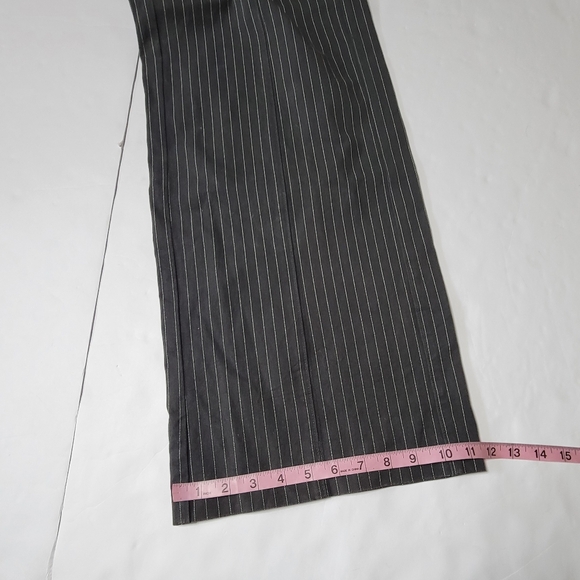Old Navy High Rise Pixie Wide Leg Trousers Women S Tall Pinstripe - Picture 10 of 10